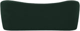 Flair Boucle Fabric / Engineered Wood / Foam Contemporary Green Boucle Fabric Bench - 62" W x 23" D x 24" H