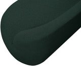 Flair Boucle Fabric / Engineered Wood / Foam Contemporary Green Boucle Fabric Bench - 62" W x 23" D x 24" H