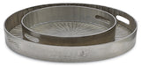 Luca Silver Large Tray