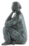 Lady Meditating Bronze