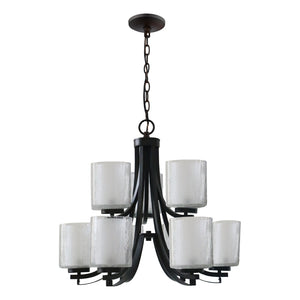 Yosemite Home Decor 9-Light Chandelier In Oil Rubbed Bronze Finish 120015925-YHD