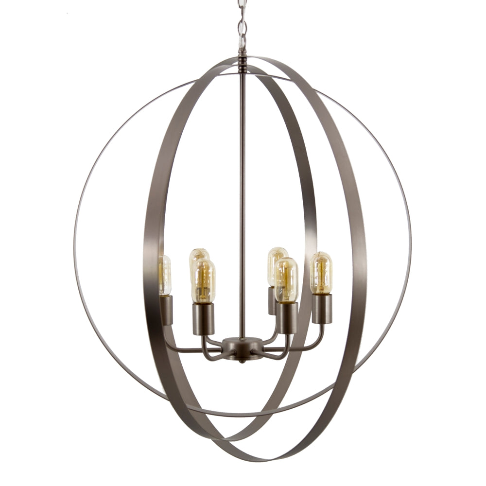 Yosemite Home Decor Spherical Collection 6 Light Orb Chandelier 120025629-YHD
