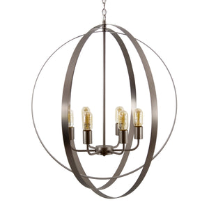 Yosemite Home Decor Spherical Collection 6 Light Orb Chandelier 120025629-YHD
