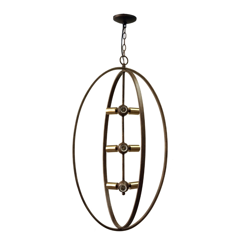 Yosemite Home Decor Taos Collection 9 Light Chandelier 1200281249-YHD
