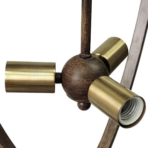 Yosemite Home Decor Taos Collection 9 Light Chandelier 1200281249-YHD