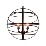 Yosemite Home Decor 4 Light Chandelier In Matte Black Finish 120031344-YHD