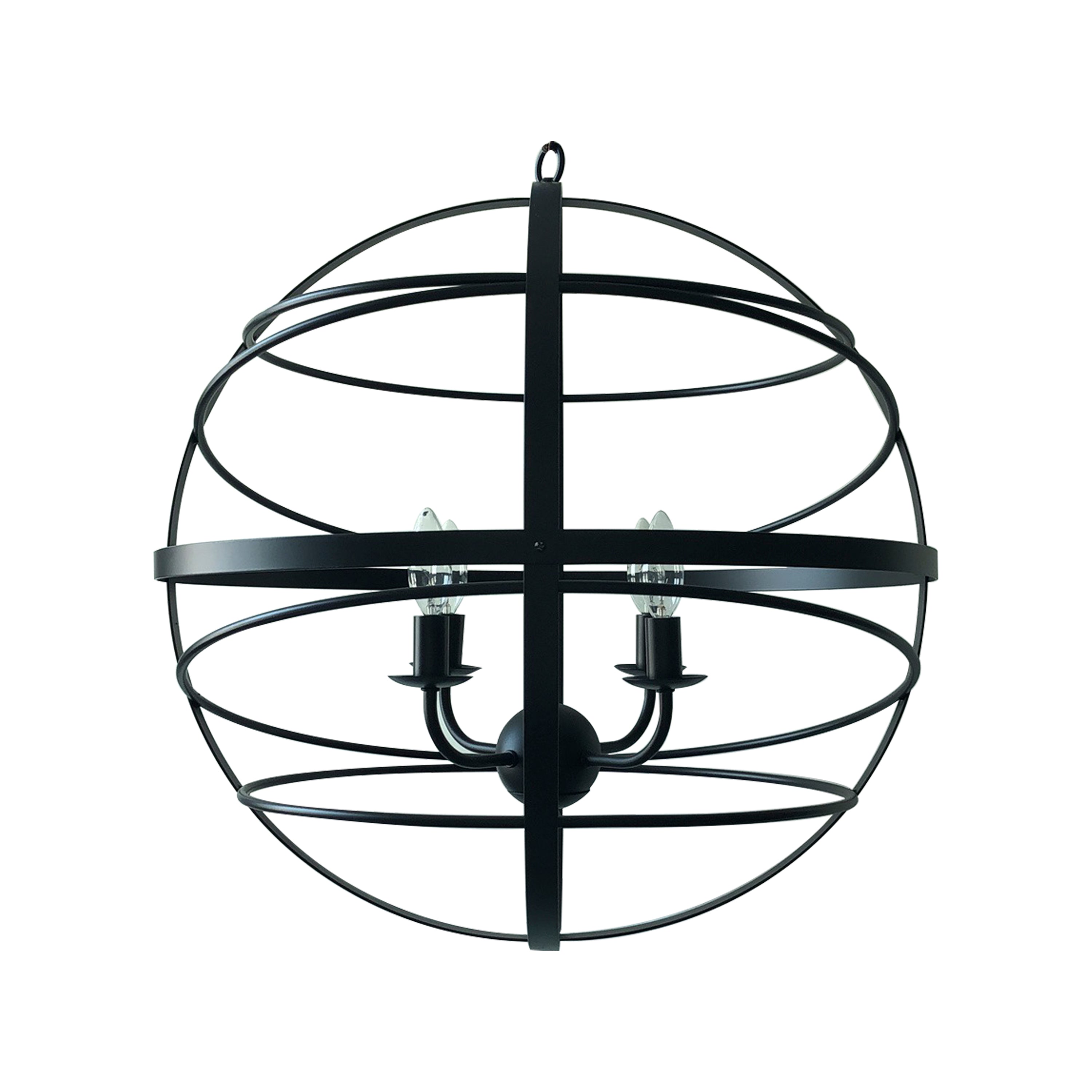 4 Light Orb Chandelier