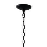 Yosemite Home Decor 4 Light Chandelier In Matte Black Finish 120031344-YHD