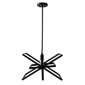 Yosemite Home Decor 1 Light Pendant In Matte Black Finish 120032312-YHD