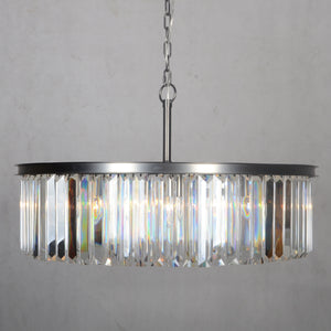 Yosemite Home Decor 8 Light Chandelier In Black Finish 12003787-YHD