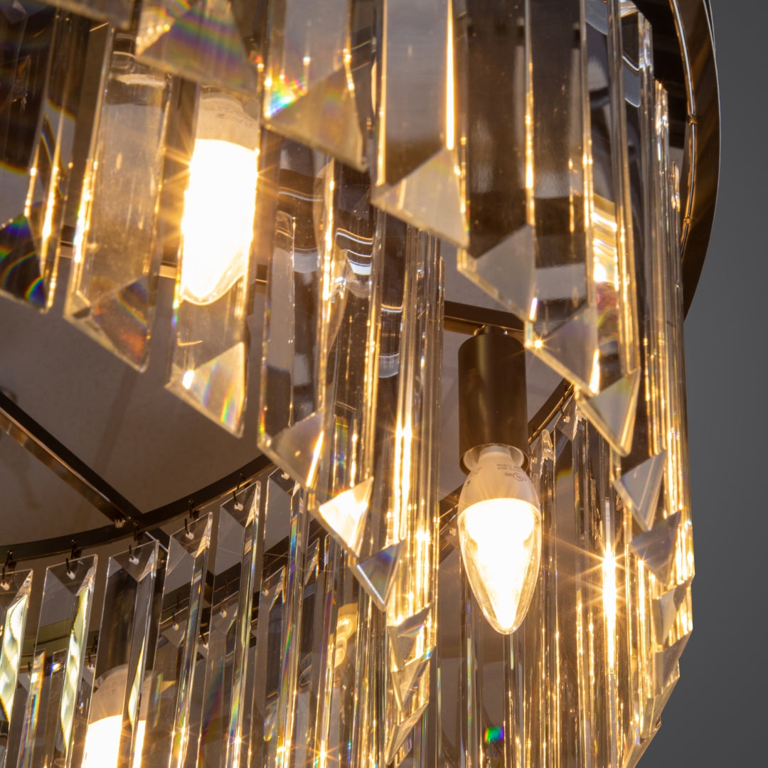 8-Light Chic Prism Chandelier - Thumbnail 4