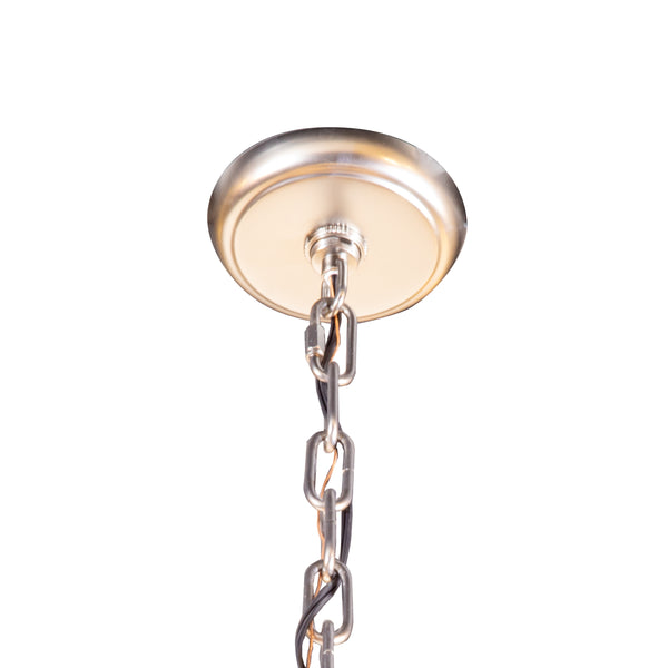 Yosemite Home Decor 8 Light Chandelier In Black Finish 12003787-YHD