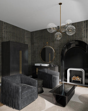 Yosemite Home Decor 6 Light Chandelier In Antique Brass Finish 120039648-YHD