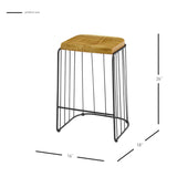 Tala Trembesi Counter Stool - Natural