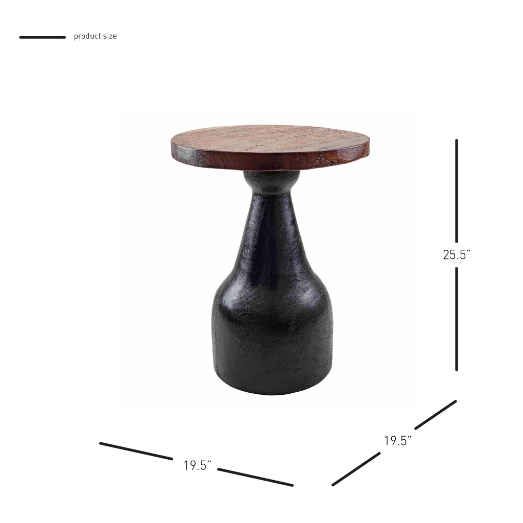 New Pacific Direct Desma Trembesi Side/ End Table 1210029-NB-NPD