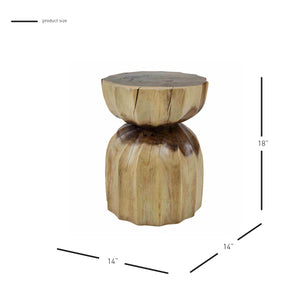 New Pacific Direct Aida Trembesi Side/ End Table 1210031-N-NPD