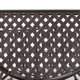 Baxton Studio Laraine Modern and Contemporary Black Metal Outdoor Console Table