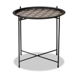 Ivana Modern and Contemporary Black Finished Metal Plant Stand