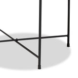 Ivana Modern and Contemporary Black Finished Metal Plant Stand