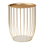 Mabon Modern and Contemporary Gold Finished Metal End Table