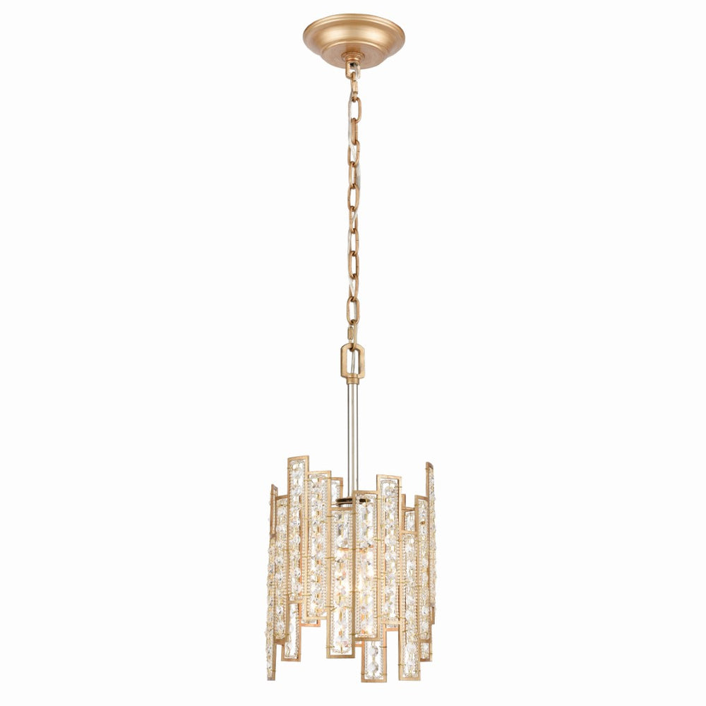 Equilibrium 8'' Wide 1-Light Mini Pendant - Polished Nickel