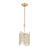 Equilibrium 8'' Wide 1-Light Mini Pendant - Polished Nickel