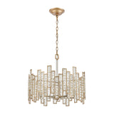 Equilibrium 19'' Wide 5-Light Chandelier - Polished Nickel