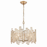 Equilibrium 19'' Wide 5-Light Chandelier - Polished Nickel