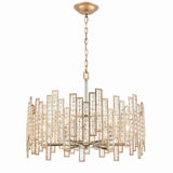 Equilibrium 24'' Wide 6-Light Chandelier - Polished Nickel