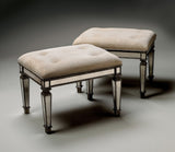 Butler Specialty Celeste Upholstered Mirrored Vanity Bench 1214146