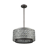 Rosslyn 17'' Wide 5-Light Chandelier - Weathered Zinc