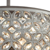 Rosslyn 22'' Wide 6-Light Chandelier - Weathered Zinc