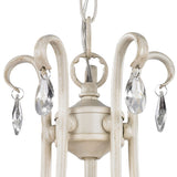 Mini Victorian 14'' Wide 5-Light Chandelier - Antique Cream