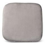 Aleron Contemporary Glam and Luxe Grey Velvet Fabric Upholstered and Gold Finished Metal Storage Ottoman