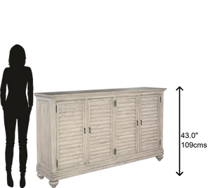Hekman Furniture 12250LN Louvered Door Entertainmnt Center 12250LN