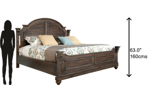 Hekman Furniture Homestead Louvered Queen Bed 12265ML