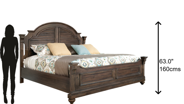 Hekman Furniture Homestead Louvered Queen Bed 12265ML