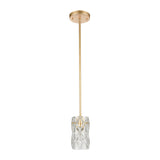 Jenning 4'' Wide 1-Light Mini Pendant - Parisian Gold Leaf