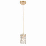 Jenning 4'' Wide 1-Light Mini Pendant - Parisian Gold Leaf