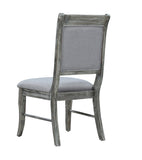 Darcy Traditional Upholstered Padded Side Chairs Grey (Set of 2)