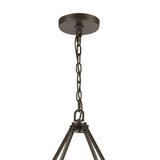 Transitions 36'' Wide 8-Light Chandelier - Oil Rubbed Bronze