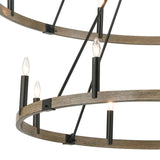 Transitions 56'' Wide 16-Light Chandelier - Oil Rubbed Bronze