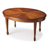 Clayton Olive Ash Oval Coffee Table