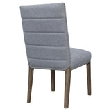 Alfred Fabric Chair - Set of 2 Havana Gray