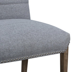 Alfred Fabric Chair - Set of 2 Havana Gray