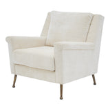 Winston Fabric Accent Arm Chair Gold legs