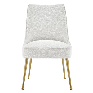 New Pacific Direct Cedric Fabric Dining Side Chair Gold Legs - Set of 2 1250026-563-NPD