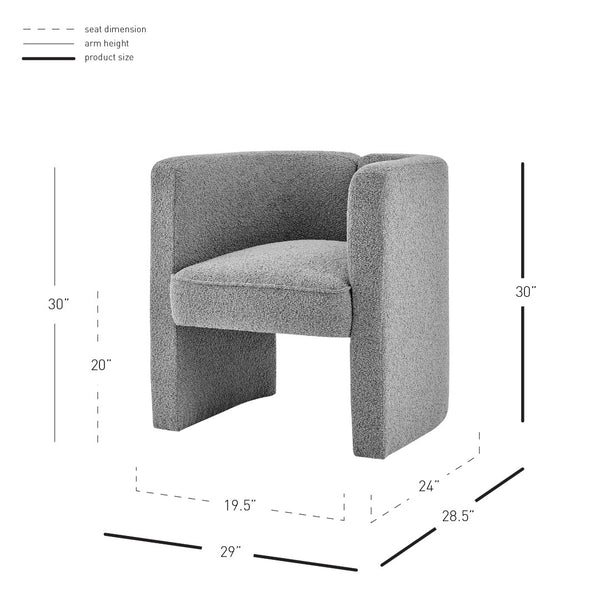 New Pacific Direct Ariela Fabric Accent Arm Chair 1250032-564-NPD