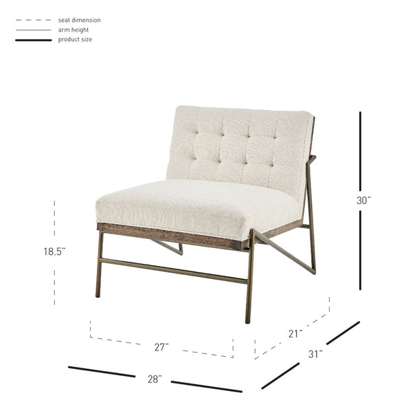 New Pacific Direct Marlow Fabric Accent Chair 1250033-276-NPD