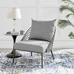 New Pacific Direct Kelby Fabric Accent Chair 1250034-572-NPD